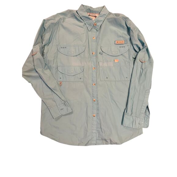 Mens columbia PFG long sleeve fishing shirt size medium - Picture 1 of 6
